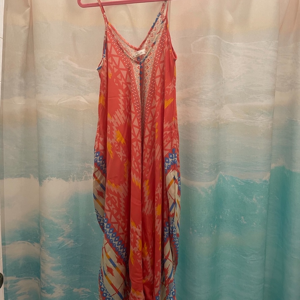 Gorgeous colorful flowing dress size S